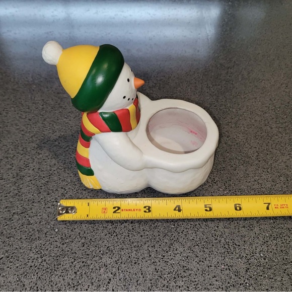 Partylite Snowman Votive Holder With Box - Picture 5 of 9